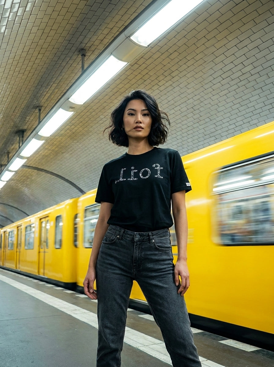 Foil Mirror Reflection Tee