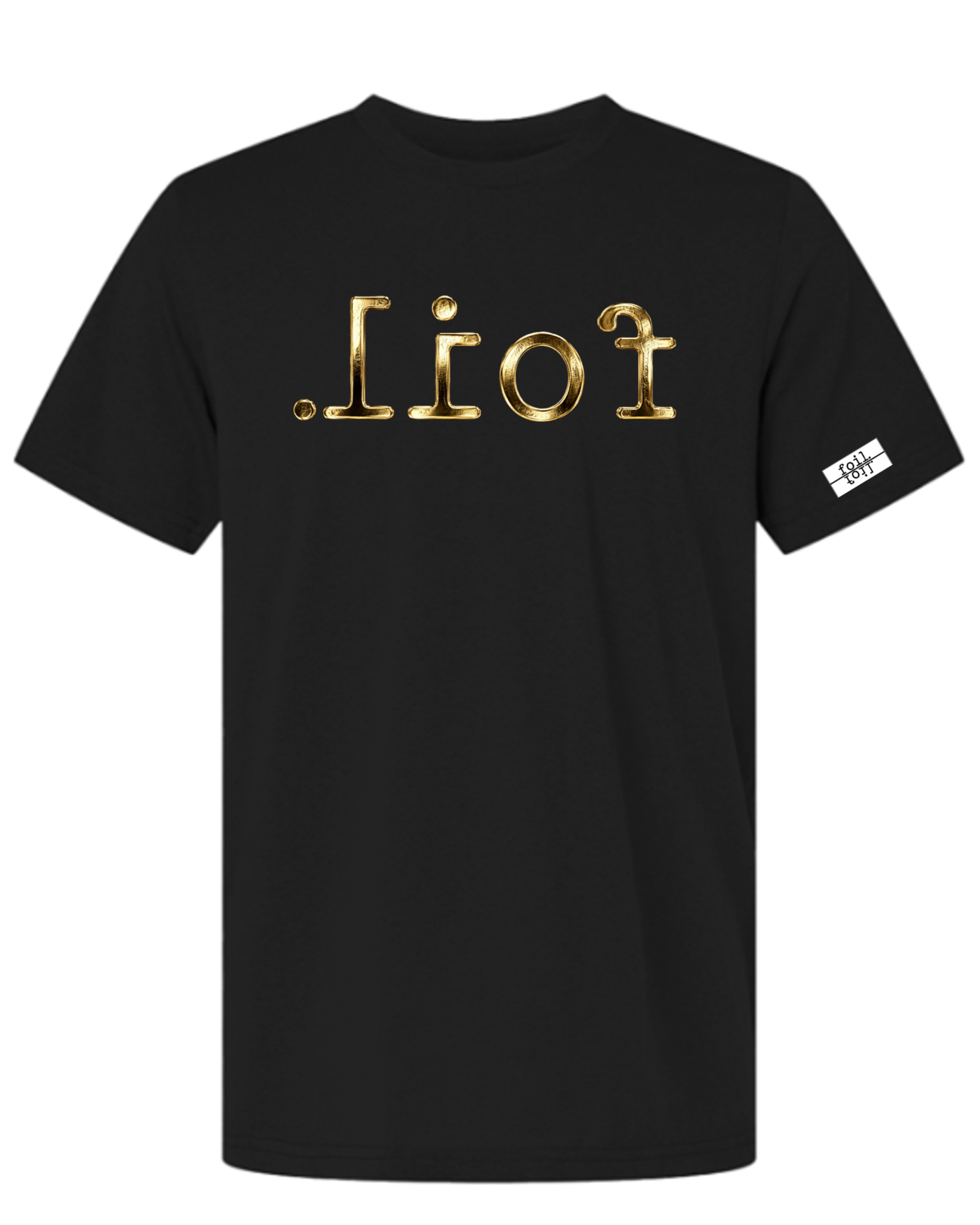 Foil Gold Mirror Reflection Tee