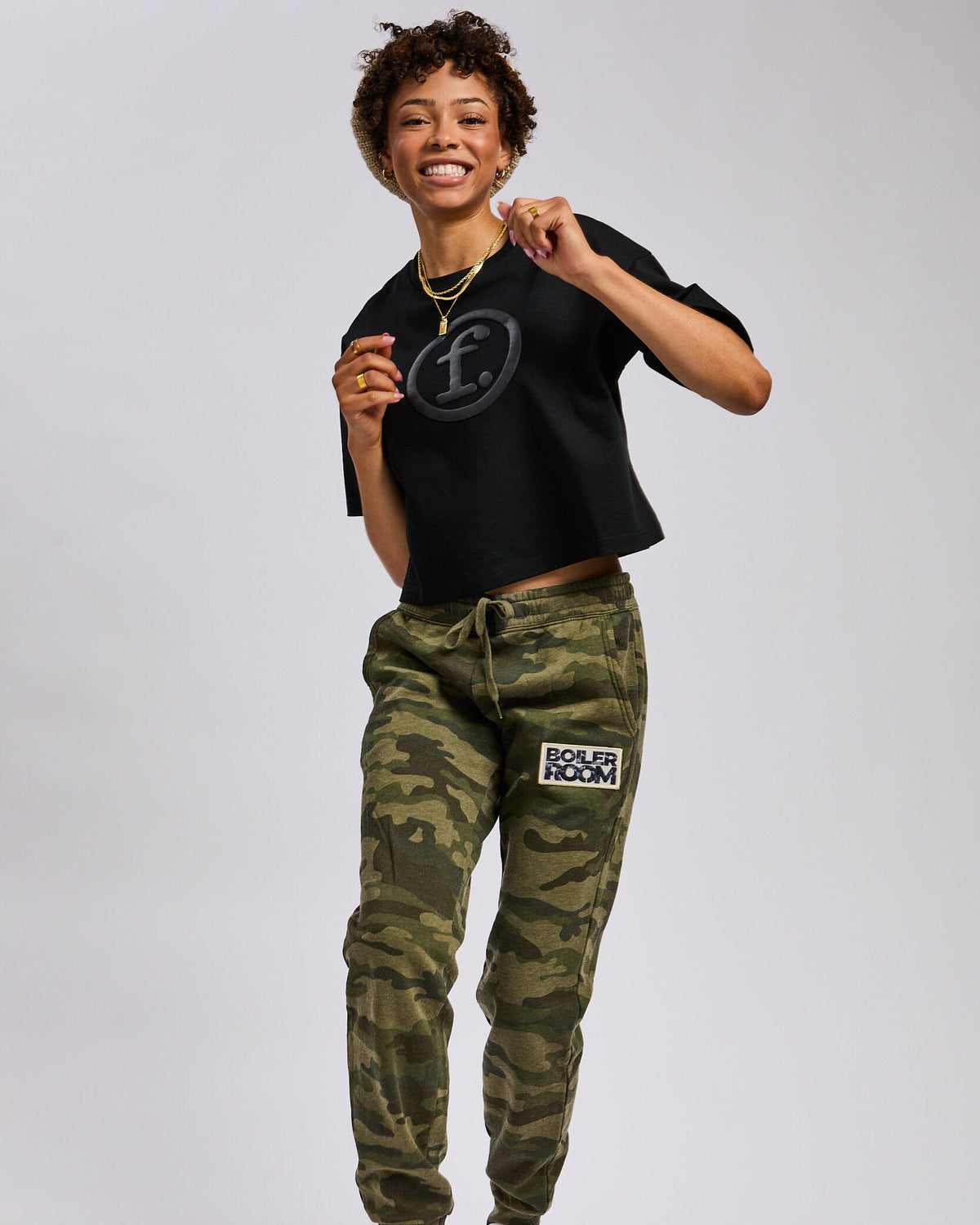 Camo Sweatpants | Light Green