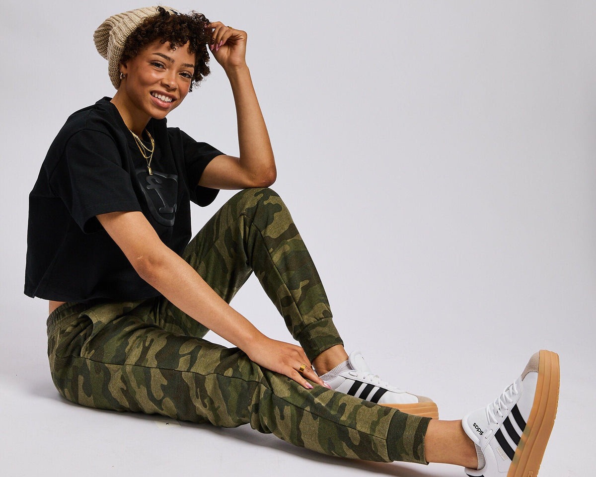 Camo Sweatpants | Light Green