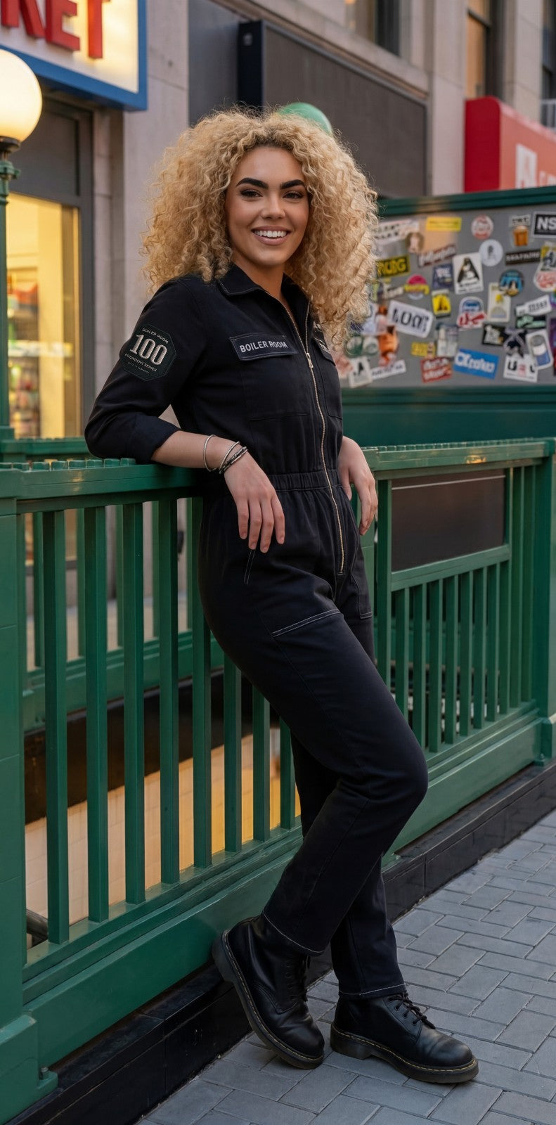 Boiler Suit in fitted cut